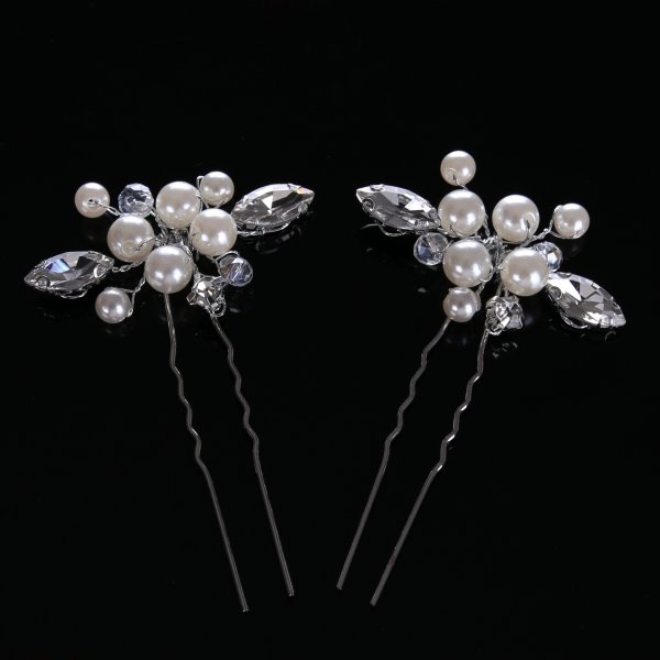 Headdress Pearl Hairpin Wedding Bridal Ornament