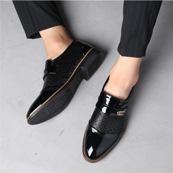 Men's leather size-shoess men's casual size-shoess